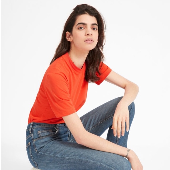Everlane Tops - Everlane Mock Tee | Poppy